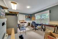 Office main floor - has closet could be a bedroom