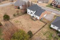 The deck out back is right off the kitchen and perfect for grilling