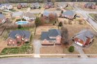 Fully fenced back yard