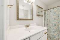 The second full bathroom includes a spilt double vanities and a convenient shower/tub combo. 2819 Silver Springs Ct   Murfreesboro, TN 37128