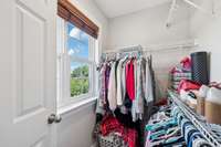 The walk-in closet includes a window for natural light and wire shelving for organized storage. 2819 Silver Springs Ct   Murfreesboro, TN 37128