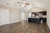 Sample picture from a previous build showing the Banks floor plan only. Materials and colors are subject to vary.
