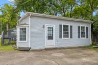 Exterior back entrance