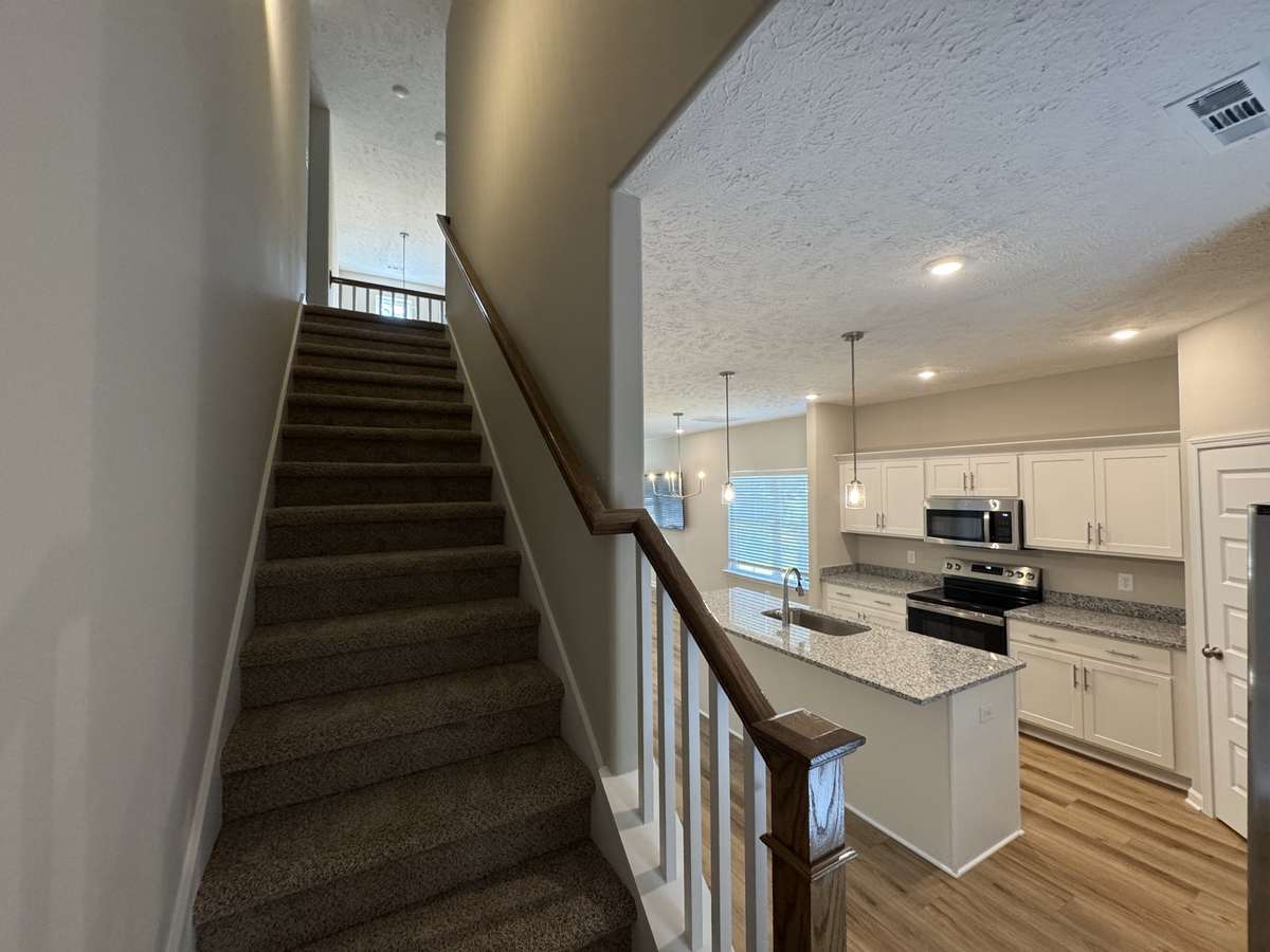 Kitchen and Staircase