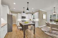 Nice Open Floor Plan Virtually staged