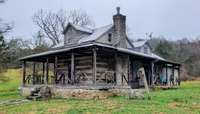 The cabin is the former home of bluegrass legend, Bill Monroe.