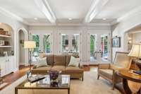 Living Room with Fireplace