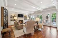 Living Room with Fireplace