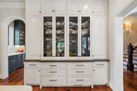 Great Storage Space in the Display Case
