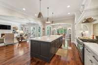 gourmet kitchen outfitted with top-of-the-line Viking appliances