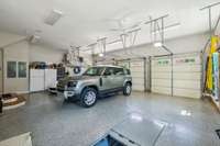 Oversized Three Car Garage