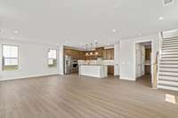 Living area *photo is a different homesite with a similar floor plan and elevation*