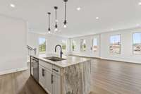 Kitchen *photo is a different homesite with a similar floor plan and elevation*