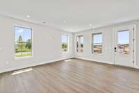 Living area *photo is a different homesite with a similar floor plan and elevation*