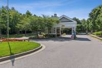 Main entrance with welcoming staff