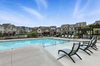 Community pool area