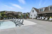 Community pool area