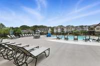 Community pool area