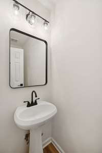 Half bath downstairs