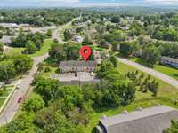 One entrance/exit, only 10 townhomes in this community