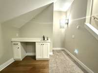 Wet bar in bonus room