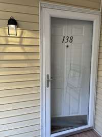 Full Glass Storm Door offers more Natrual Light.