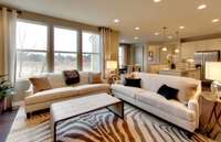 ***Photo is taken from a previous Eastfield model home in another community***  The Great Room is the perfect space to relax after a long day of working. Located right off of the Kitchen, is it perfect for everyday living.