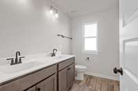 Picture of model home Willow, colors and selections may vary!