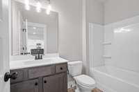 Picture of model home Willow, colors and selections may vary!