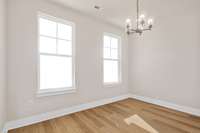 Picture of model home Willow, colors and selections may vary!