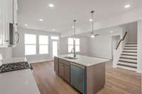 Picture of model home Willow, colors and selections may vary!