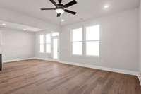 Picture of model home Willow, colors and selections may vary!