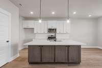 Picture of model home Willow, colors and selections may vary!