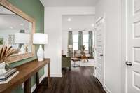Picture of model home.  Colors and selections may vary