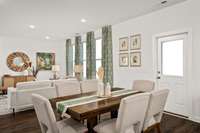 Picture of model home.  Colors and selections may vary