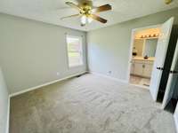 Another view of 2nd bedroom.  This bedroom has access to a full bath which also serves as the guest bath for the first floor
