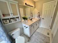 Bath #2.  Plenty of storage. Cabinets are new