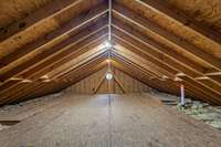Huge attic for storage
