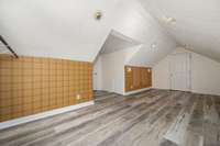 Another view of upstairs flex room