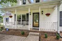 Beautiful covered porch to sit and relax