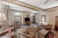 Finished basement/ media room