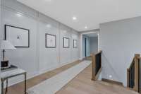 Oversized Hallway Upstairs Connects the Bonus Room/Office and Additional Bedrooms