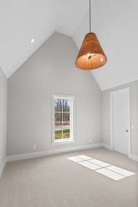 Vaulted Ceiling to Bring an Elevated Feel to Bedroom 3