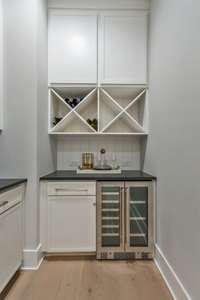 Pantry Beverage Center Wall Includes Built In Wine Racks