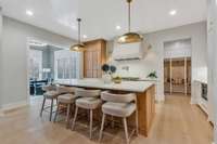Mudroom is Connected to Kitchen and Easily Accessible to Laundry Room