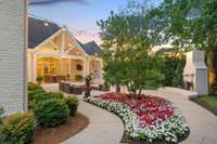 Entertain in style on the covered patio, surrounded by blooming gardens.  Ideal for summer evenings with friends and family.