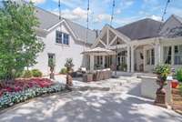 All of the back yard patios are finished with exterior epoxy similar to that used in a garage to provide years of enjoyment and enhanced beauty with minimal maintenance