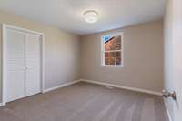 2nd bedroom with large closet located off the Den.
