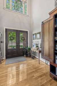 Entry With Hardwood Flooring