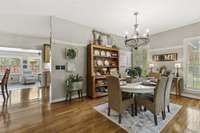 Dining Room Open To Kitchen